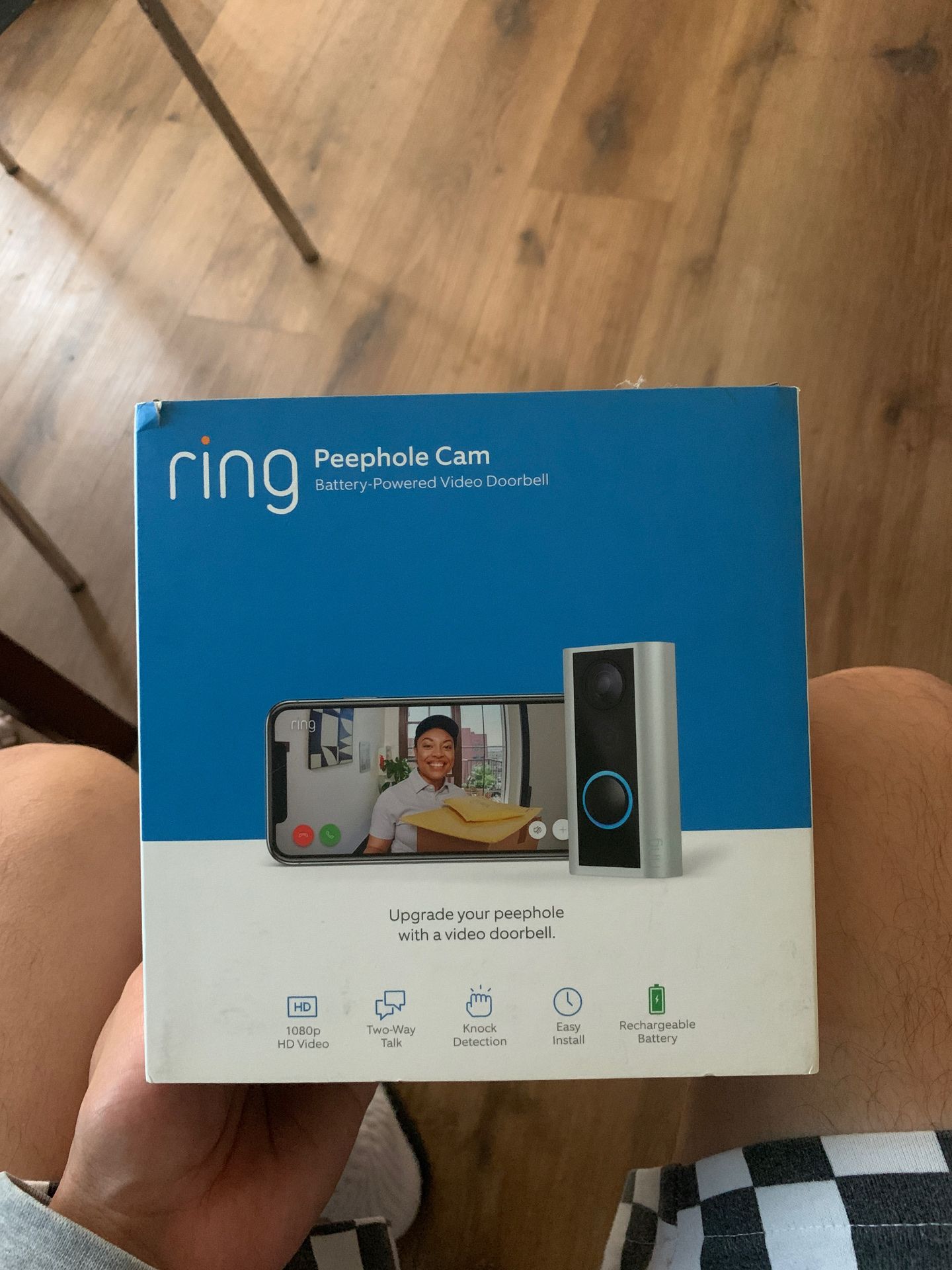 Ring peephole camera