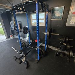 Gym Weights And Squat Rack