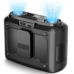 XZK Waist Fan, Dual Motor, 10 Speeds, 20000mAh Battery