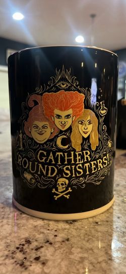 Halloween Hocus Pocus 'Gather Round Sisters' Coffee Mug