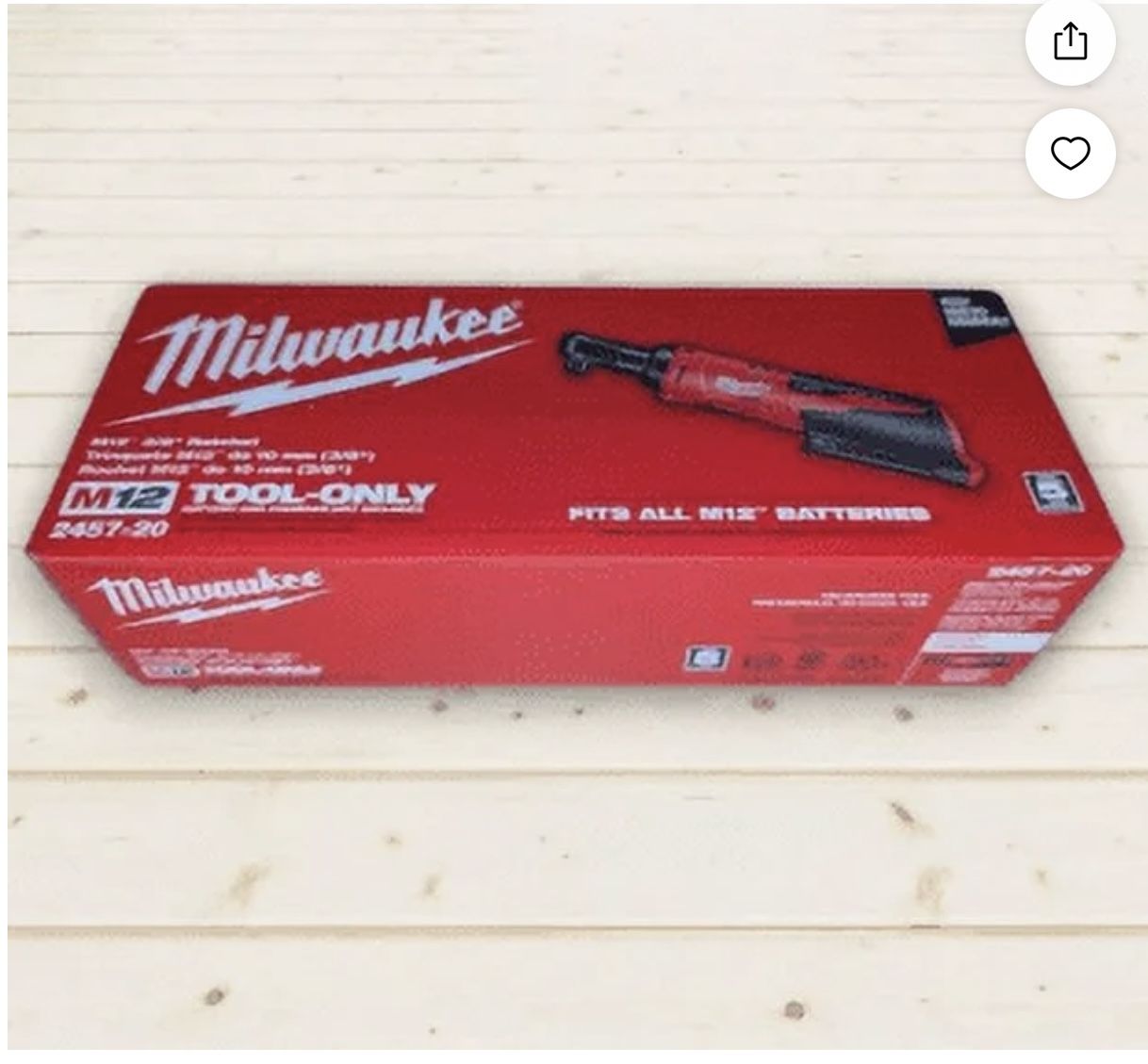 Cordless 3/8” Ratchet 