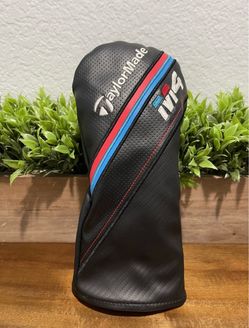 TaylorMade M4 4 Wood Golf Club Head Cover Black/White/ Red /Blue Mint Condition (New)