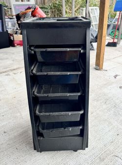 Multifunctional Hairdressers Cart & High Makeup Chair 