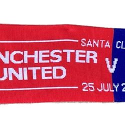 Manchester United vs FC Barcelona Levi’s Stadium Scarf Santa Clara 2015