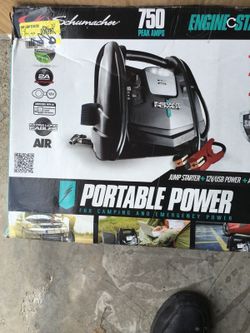 Schumacher 750 jump starter with air compressor