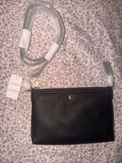 Coach Black Leather Crossbody Bag