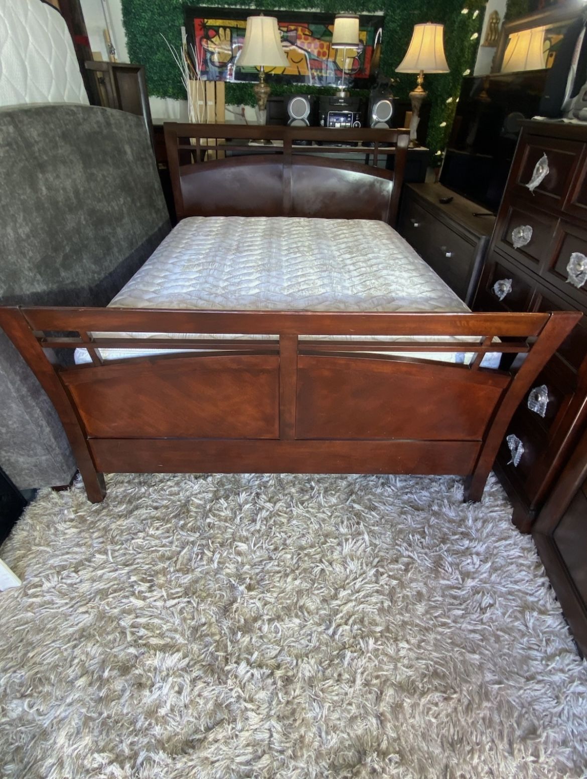 Queen Bed Frame And Mattress