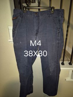 ARIAT FRC M4 WORKHORSE LOW RISE BOOT CUT NAVY BLUE PANTS