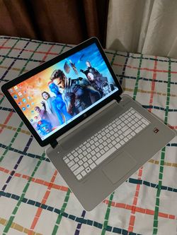 A BIG 17.3"inch A8 BeatsAudio HP Laptop, 1TB HDD, 8GB RAM, HDMI, Inbuilt Bluetooth, DVD RW📀, SD Card Reader And a WebCamTrue Cinematic View