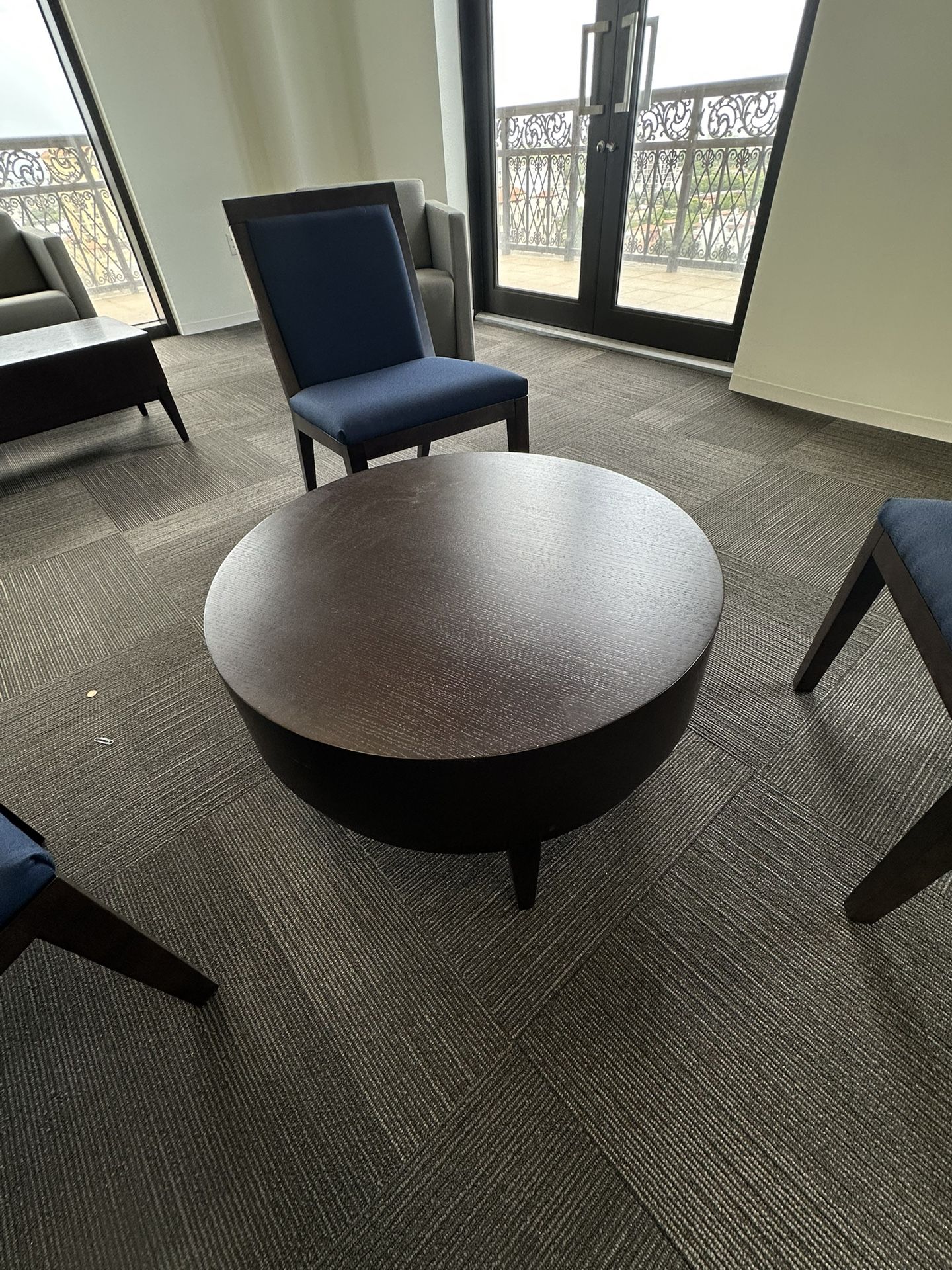 Round Wood Coffee Table