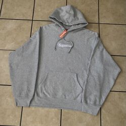 Grey Supreme Hoodie