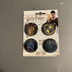Harry Potter Button Pins New