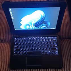 Full Rugged TouchScreen Dell 2 In 1 Laptop/Tablet Intel Core i5 8th Gen 16 GB RAM 512 GB SSD 3 Webcams Windows 11 Professional OS 