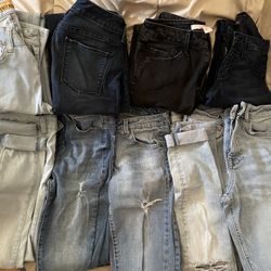 Size 1 & Size 24 Jeans, Like New