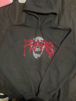 Mens Personal fears blinged out medium hoodie