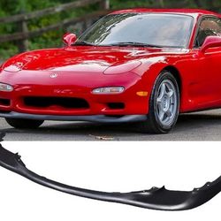 1(contact info removed) Mazda RX7 OEM Style Unpainted Black Front Bumper Lip PU 2Dr
