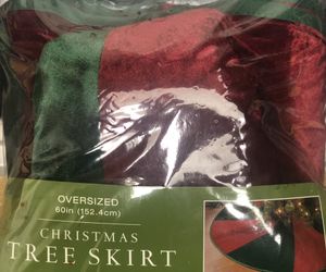 Velour oversized Christmas 🎄 tree skirt