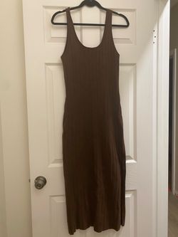 Brown Knit Dress, size large