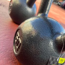 50.lbs X 2 Kettlebell NEW