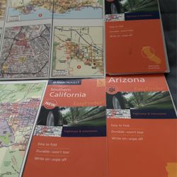 I Have Some Maps Rand McNally  These Maps Folded Up And Cover With Laminated Just Make Me An Offer !