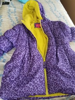 Size 14/16 purple y yellow