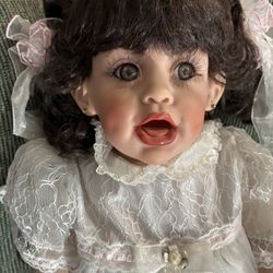 Vintage Porcelain Doll 