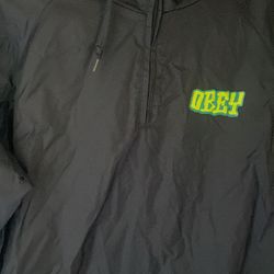 Obey Lightweight Windbreaker, Great Condition