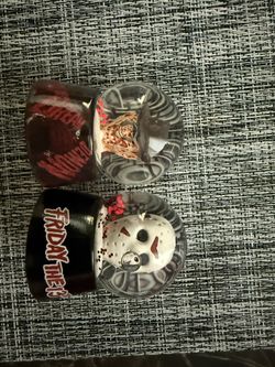 Nightmare On Elm Street Freddy Krueger/ Jason Voorhees Friday 13th Mini Globe