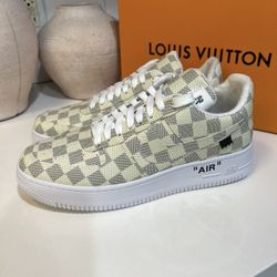 New Men’s Louis Vuitton Nike Air Force.