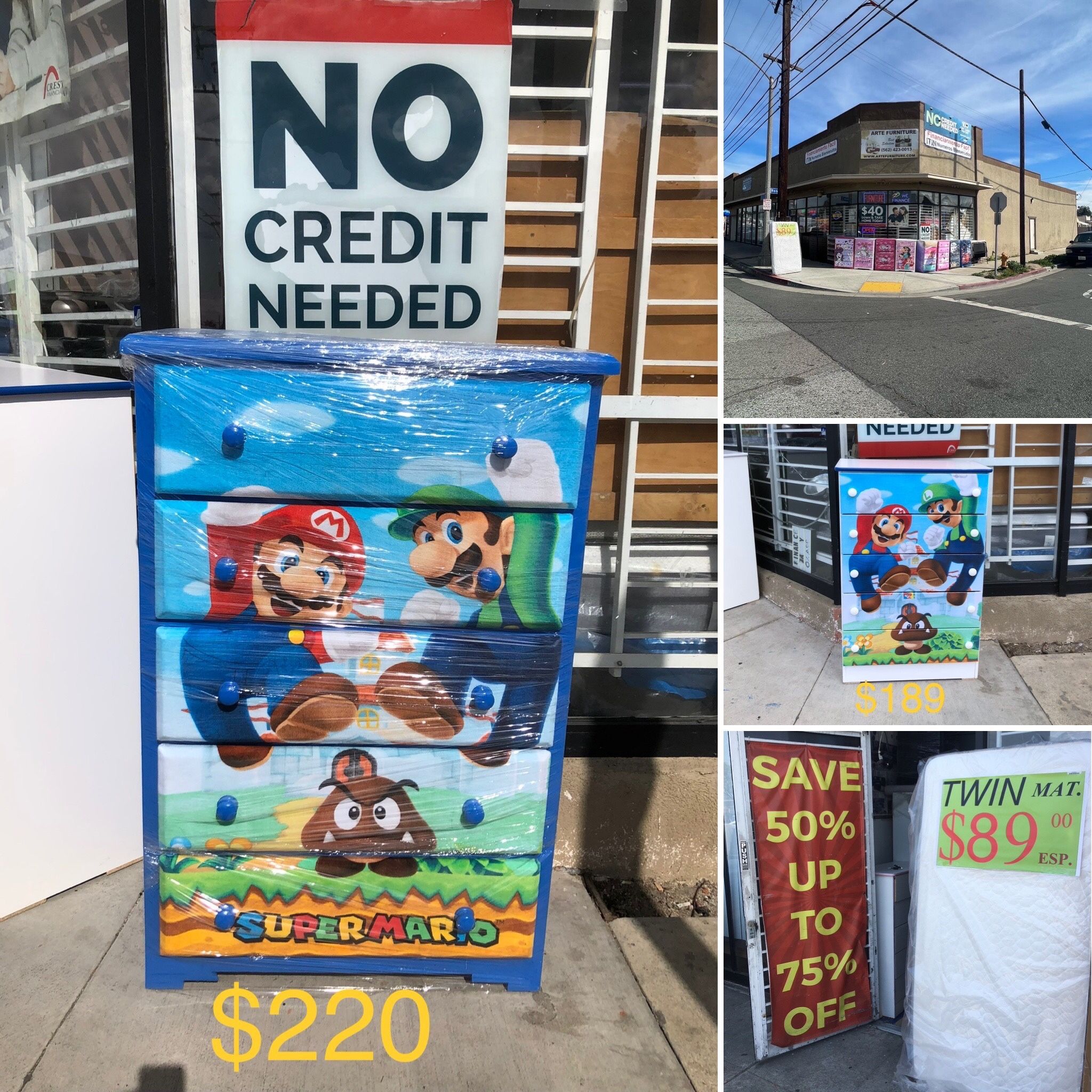 Dresser Chest 5 Drawers In Any Cartoon Character Or Color Solid Wood