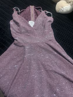 Purple Glittery Dress 