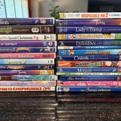 Kids’ Movies- 26 DVDs