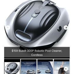 Bubot 3000P Cordless Robotic Pool Cleaner – Open Box (Tested Once)