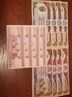 Afghani Consecutive Uncirculated Rare Gem Bin Laden Regime War Old New Bills