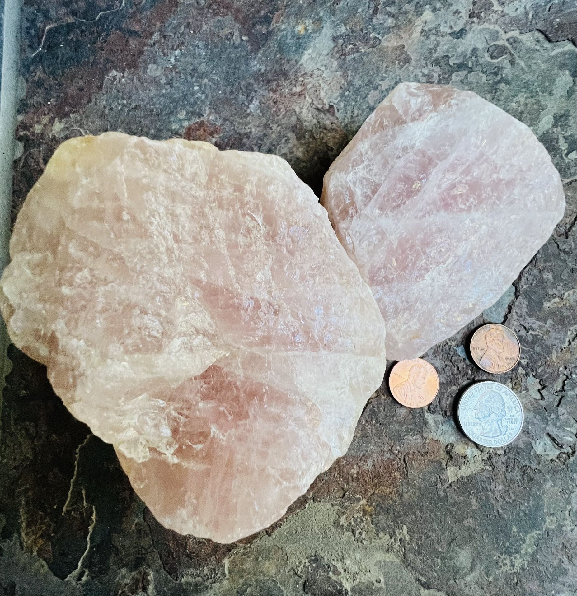 Rose Quartz Natural Raw Crystals. Love Stone π€