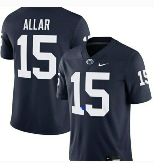 New! Men's Penn State Nittany Lions Drew Allar #15 Blue Home Football jersey XL