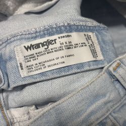 wrangler slim light blue jeans