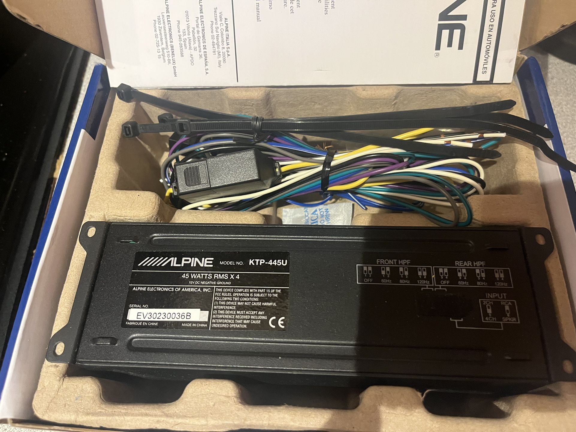 Ktp -445u Alpine Power Pack
