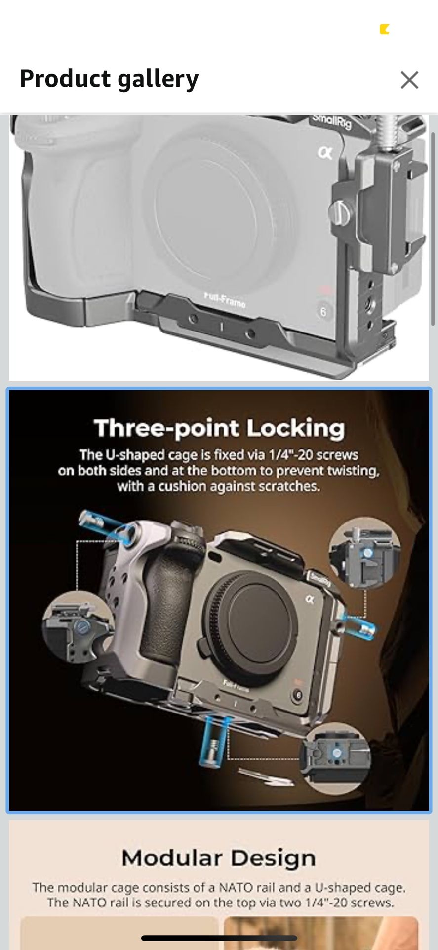 SmallRig FX3 / FX30 HawkLock Quick Release Camera Cage Kit for Sony with Cable Clamp, Bulit-in QR Cold Shoe NATO Rail/QR Plate for Arca, Modular Desig