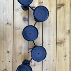 Pottery Barn Adjustable Wrought Iron Candle Holder