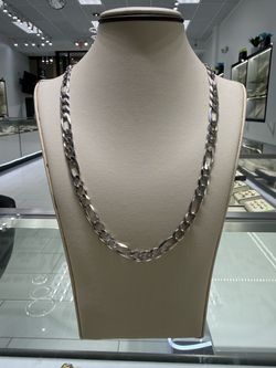 Silver Figaro Chain Necklace