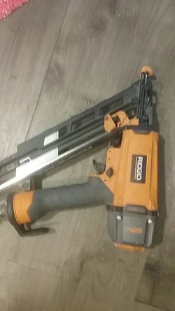 Rigid finish nailer