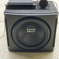 12” Subwoofer with amp and capacitor