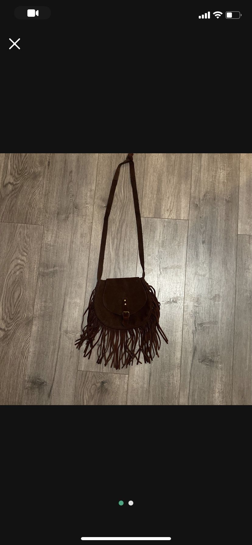 Fringe Cross Body Bag