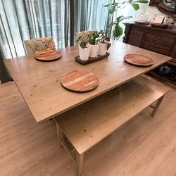 Dining Set (Table, Bench, Chairs)