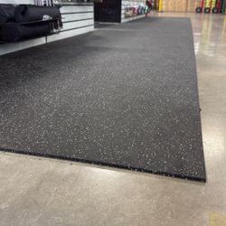 RUBBER FLOORING GYM FLOOR - COMMERCIAL GRADE! Heavy Duty Indestructible, Better Than Horse Stall Mats