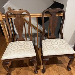 Pair Upholstered Chairs 
