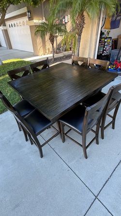 FREE gently used not broken dining table 8 chairs