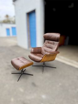 Eames Style Reclining Swivel Chair Delivery Available