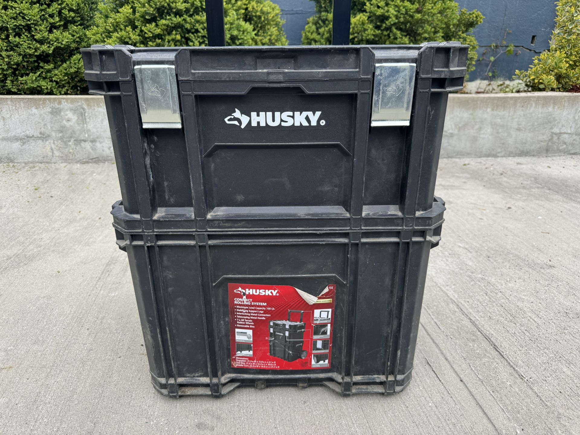 Husky 22 in. Connect Rolling System Tool Box (2 Pieces) 
